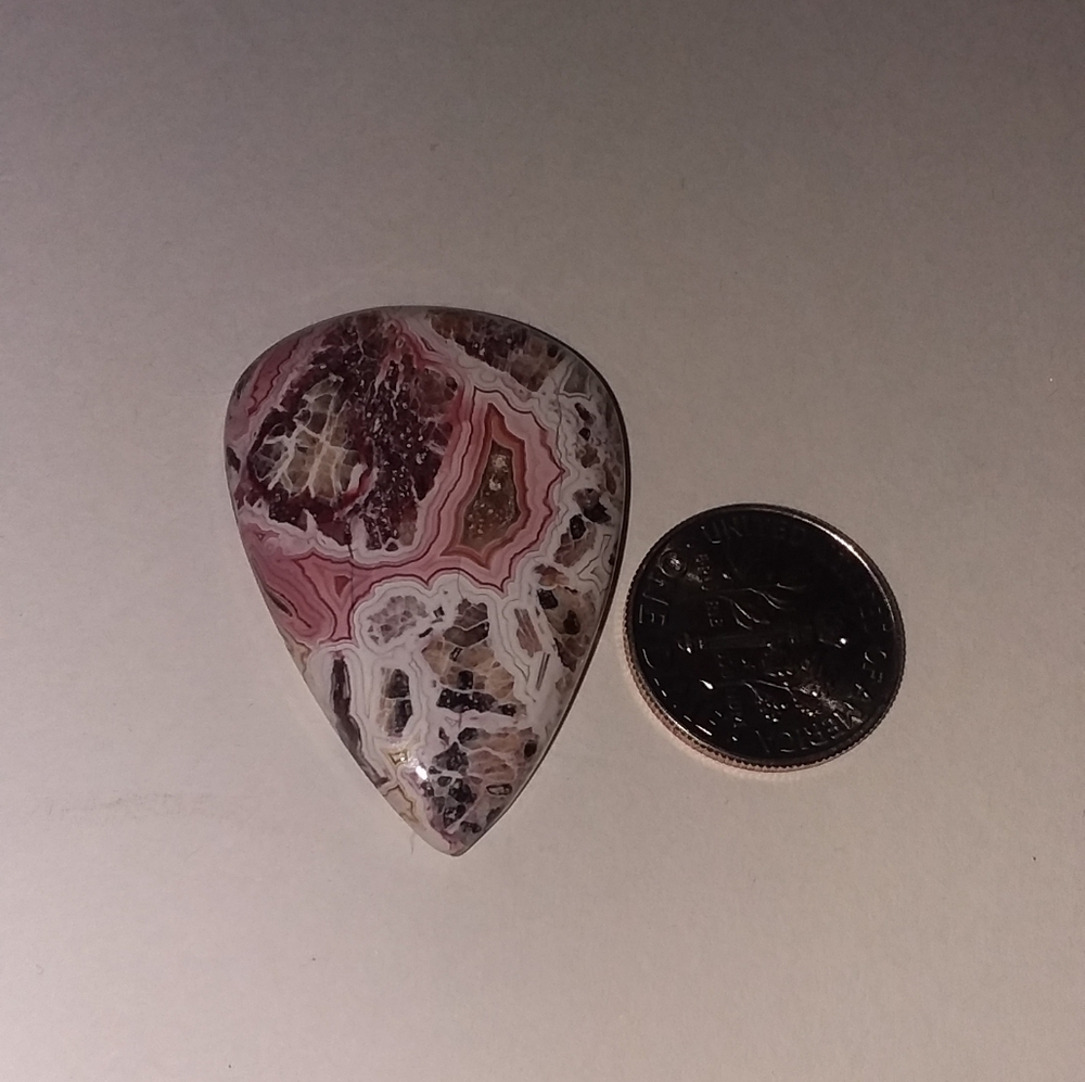 Crazy Lace Pear Cabochon Agate 36.6 Carats